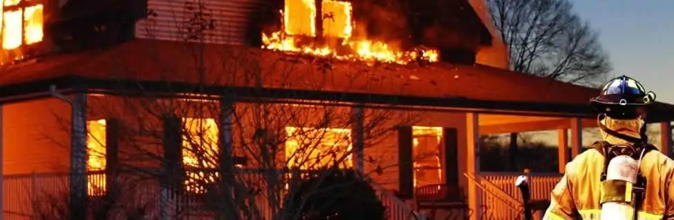 fire damage repair emergency response at a residential property affected by an active house fire in Wichita, KS